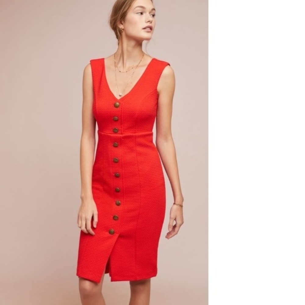 NEW Anthropologie Sleeveless Buttondown Dress XL new with tag